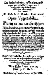 johannes isaac hollandus opus vegetabile