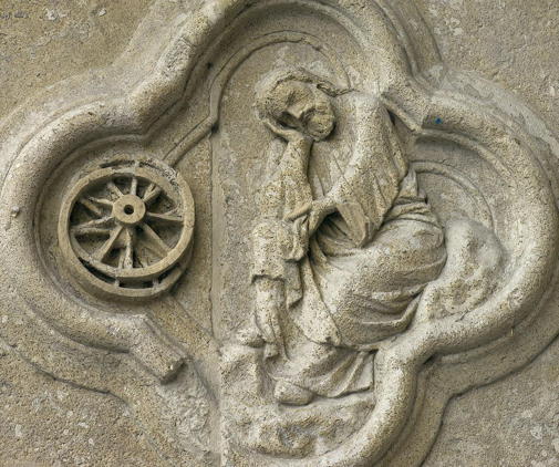 Amiens Cathedral, Fulcanelli and Two Paradoxical Wheels