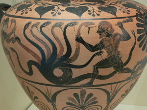 lernaean hydra heracles getty 500 bc paestum