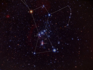 Orion in january sky
